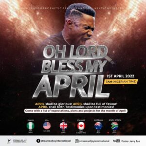 Jerry Eze Morning Prayers 1 April 2022 NSPPD || New Month Declaration