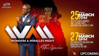 KICC Wonders & Miracles Night Prayer 25 March 2022 || Matthew Ashimolowo