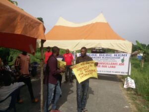 Agbere Community Protests Over Refusal of NAOC to Give Surveillance Contract to Indigenous Company
