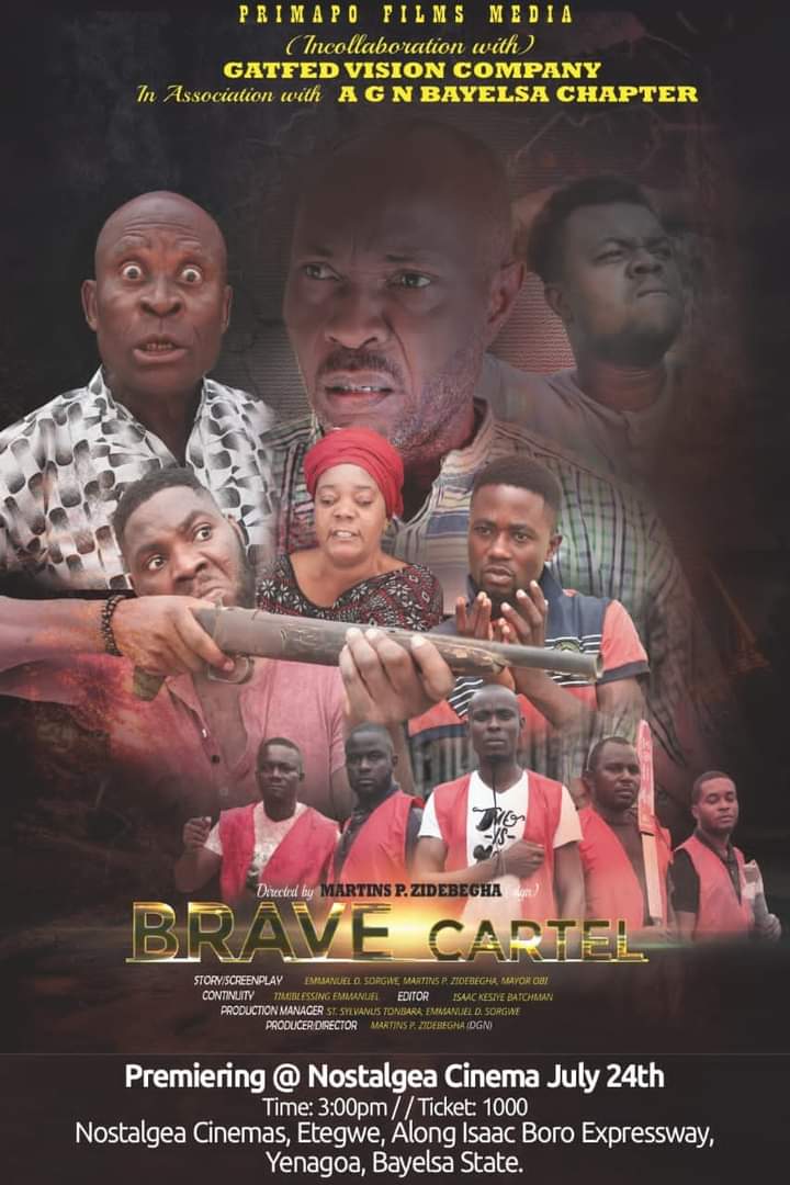 Brave Cartel Goes to Cinema in Yenagoa on Sunday July 24