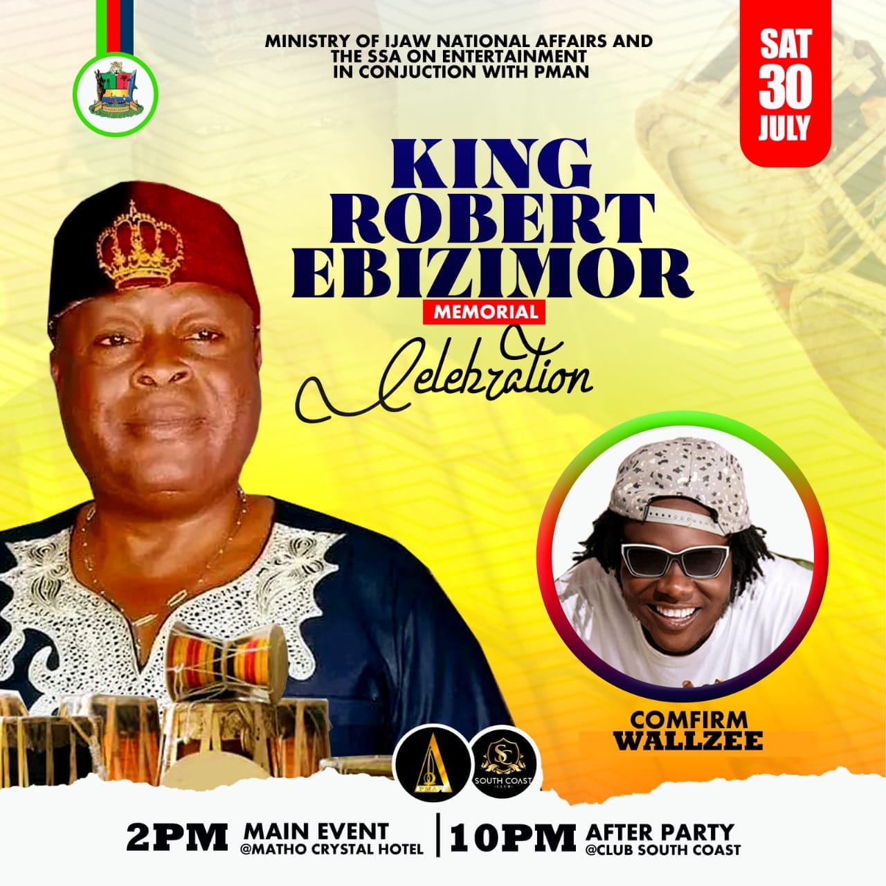 Wallzee To Performs At King Ebizimo Memorial Celebration, Alongside Other Artists
