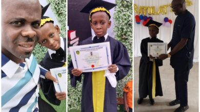Bayelsa Gospel Blogger Share Lovely Photos of His Son's Graduation, Says I'm so Proud of You