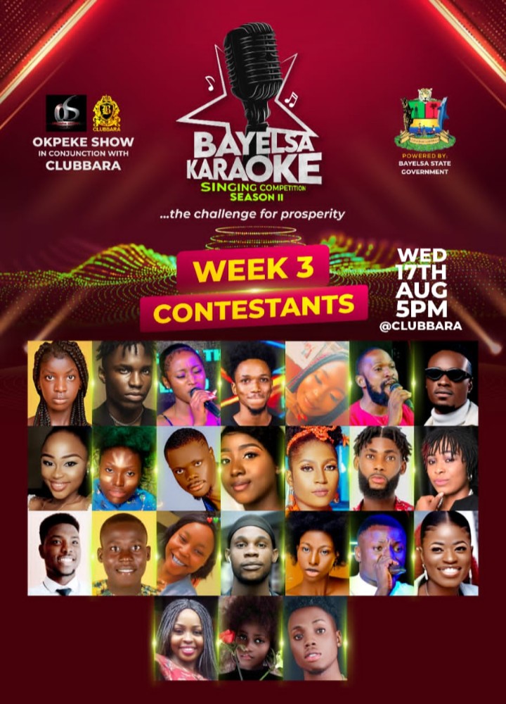 Bayelsa Karaoke Singing Competition Week 3, See Performing Contestant 