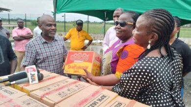 Sunky Supermarket Donates Food, Cash to IDP Camp in Bayelsa