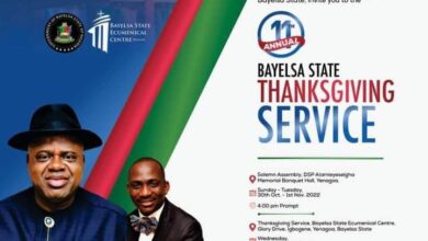 Bayelsa Holds 11th Annual Thanksgiving Service November 2