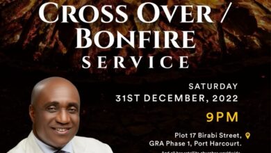 David Ibiyeomie Cross Over Service 31 December 2022 Tagged Bonfire Service