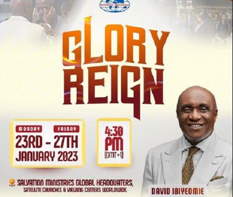 Glory Reign Fasting and Prayer Today 20 January 2023 With Pastor David Ibiyeomie