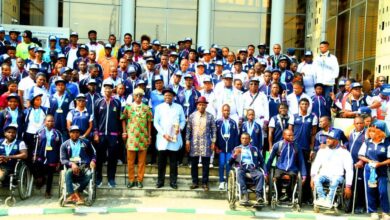 Governor Diri Receives Athletes to Sports Festival in Government House [Photos]
