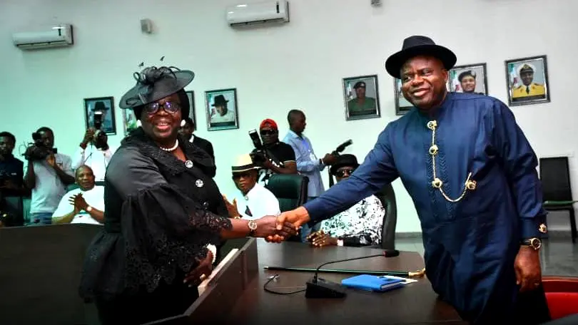 Bayelsa Governor Swears-in New Acting Chief Judge, Justice Ayemieye