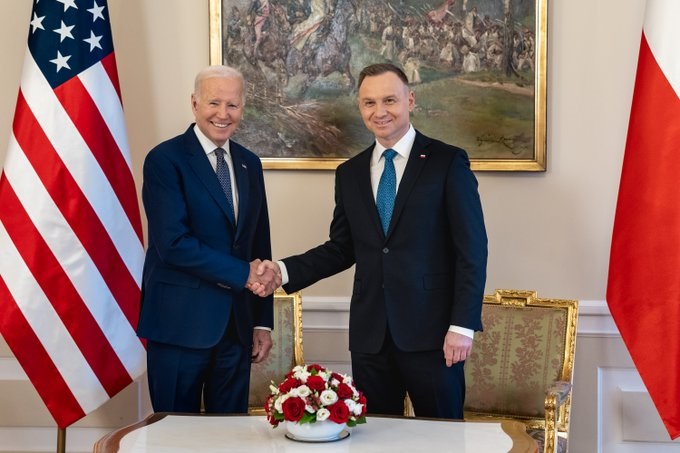 Biden Meets Duda in Poland, Holds Bilateral Defense Talks