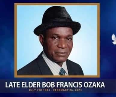Elder Bob Francis Ozaka: A Personification of Integrity and Service