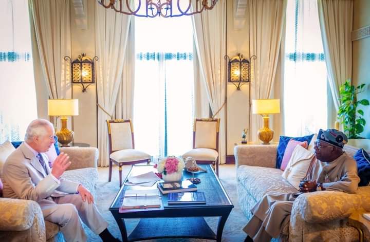 President Bola Tinubu Meets King Charles in Dubai, Ahead of COP28 Climate Summit 