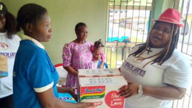 ENWAF Party With Children at Victoria Orphanage Home in Yenagoa