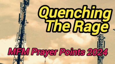 Quenching the Rage MFM Prayer Points 7 February 2024 | Day 32