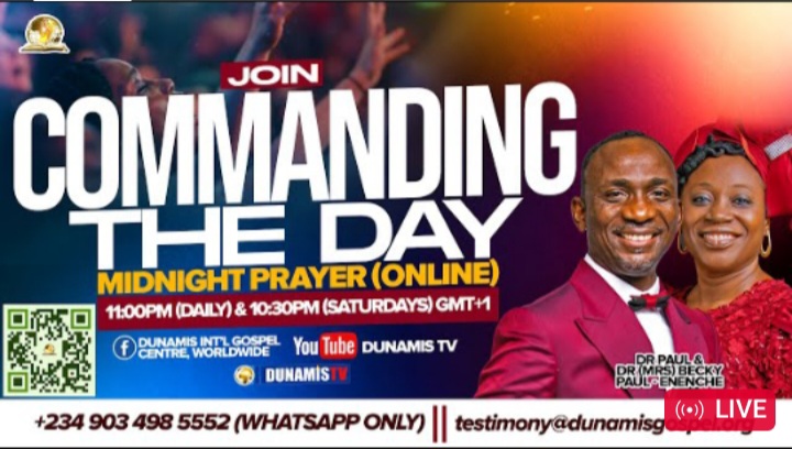 Paul Enenche Commanding The Day 2 July 2025 - Midnight Prayers Paul Enenche Commanding The Day 2 July 2025 - Midnight Prayers