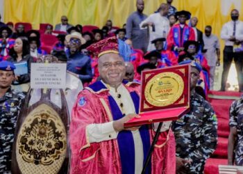 ‎Diri Tasks Universities On Made-in-Nigeria Innovations, Pledges Housing Project At Alma Mater, Gets Double Honour