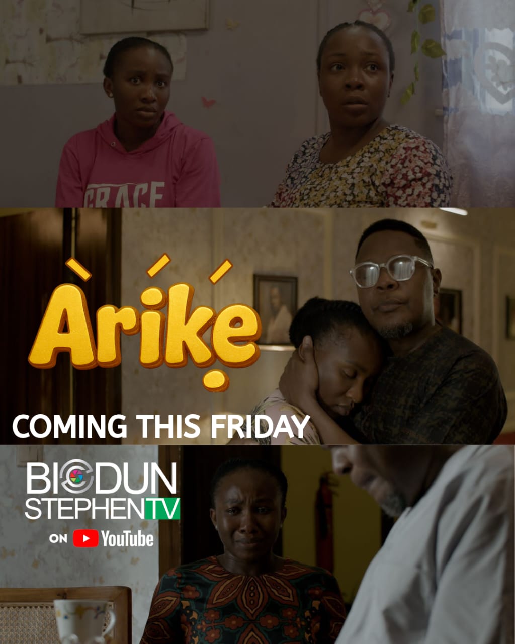 ÀRÍKÉ, Biodun Stephen New Movie Drops on YouTube on Friday