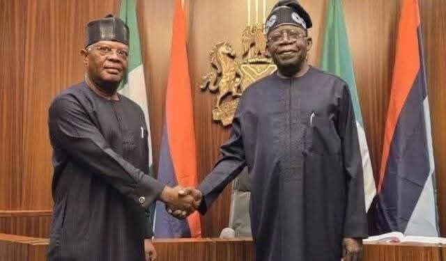 Emergency Rule: Tinubu Meets Rivers State Sole Administrator, Vice Admiral Ibas, in Abuja