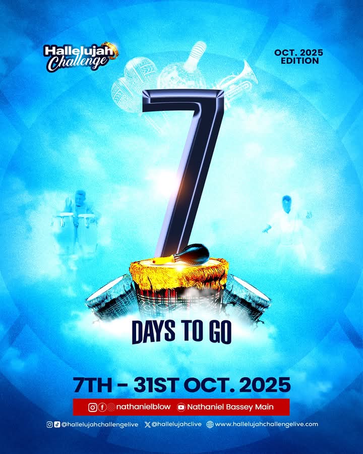 Nathaniel Bassey Begins October Edition 2025 Hallelujah Challenge on October 7