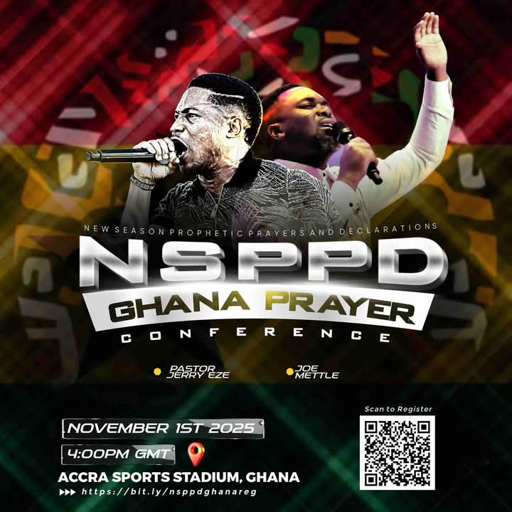 NSPPD Ghana Prayer Conference on November 1 | Pastor Jerry Eze Revival