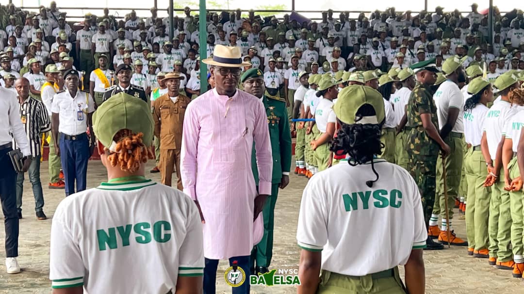 Governor Diri Urges Corps Members to Make Positive Marks in Bayelsa 