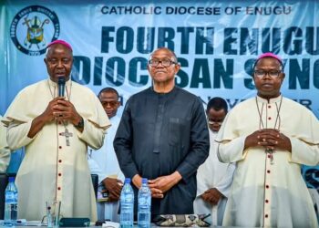 Peter Obi Urges Nigerian Church to “Move from the Pulpit to the People” in Rebuilding National Values