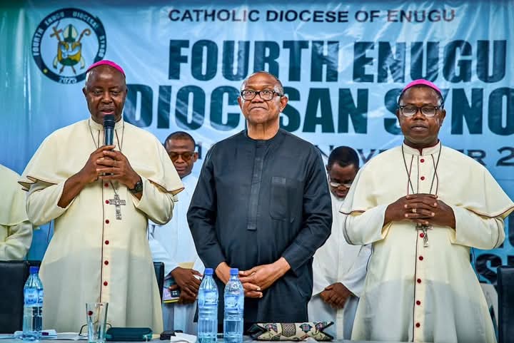 Peter Obi Urges Nigerian Church to “Move from the Pulpit to the People” in Rebuilding National Values