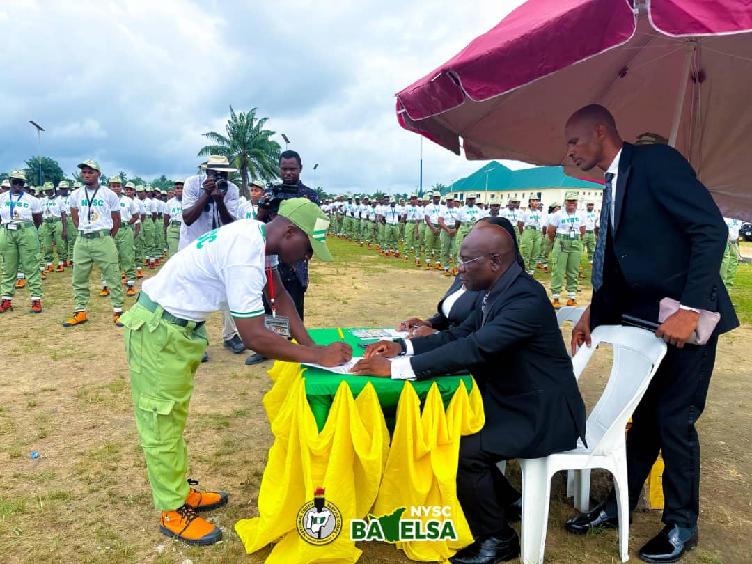 Bayelsa Governor Emphasizes Commitment and Personnel Development for Corps Members 