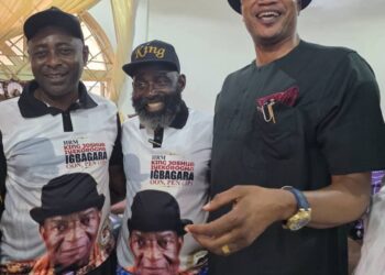 Prince (Dr) Doodei Agbabou Week Attends Burial Of Late His Royal Majesty King Joshua Iyekorogha Igbagara At Isoni Town