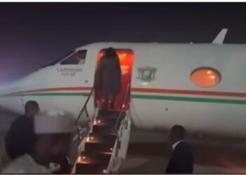 Former President Goodluck Jonathan Airlifted to Nigeria After Being Stranded in Guinea-Bissau Former President Goodluck Jonathan Airlifted to Nigeria After Being Stranded in Guinea-Bissau