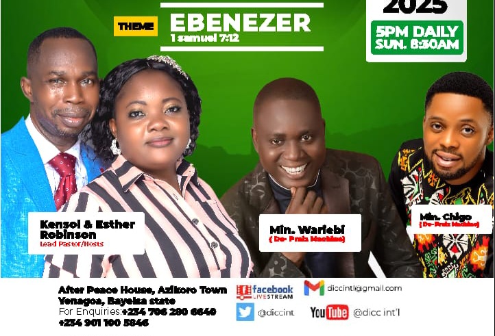 Minister Wariebi, De-Praise Machine to Lead Worship in The Destined Assembly's Thanksgiving