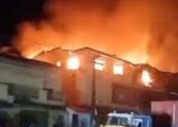 Lekki Elegushi Market Fire Destroys 48 Shops
