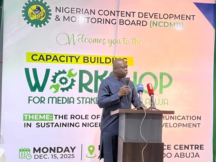 NCDMB Trains Media Professionals to Drive Growth in Nigerian Content Development