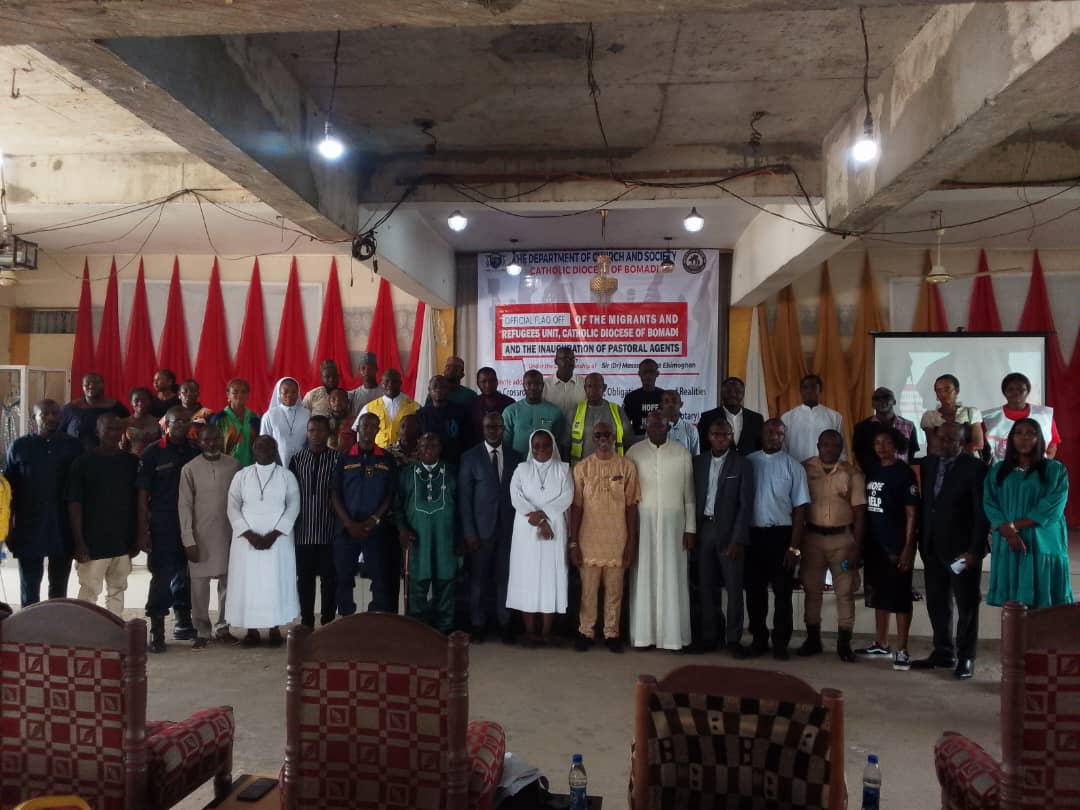 NAPTIP Partners Stakeholders as Catholic Diocese of Bomadi Launches Migrants and Refugees Unit