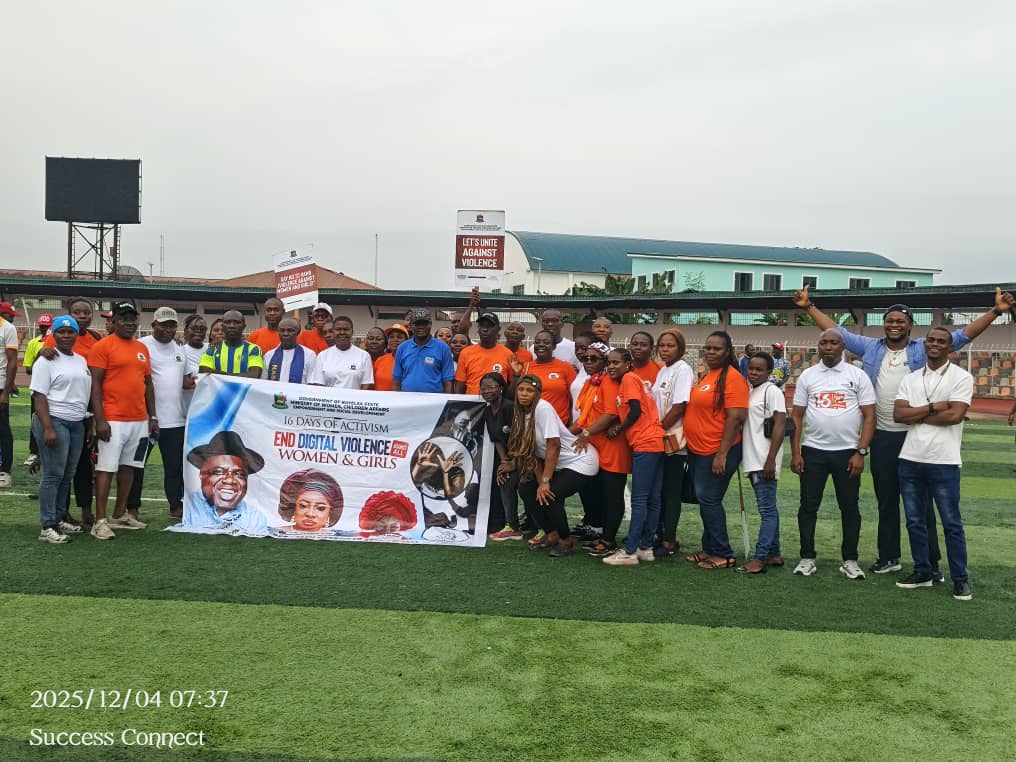 NAPTIP Bayelsa State Command Joins Bayelsa Government in 2025 16 Days Activism Road Walk