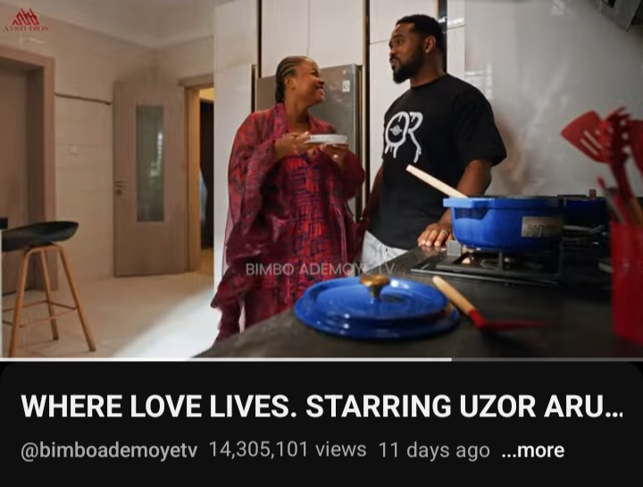 Bimbo Ademoye Celebrates 14 Million Views on Where Love Lives in 11 Days