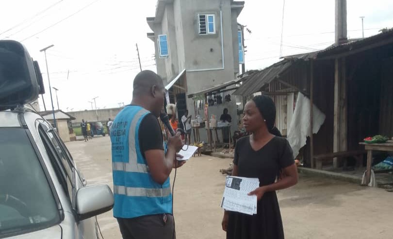 NAPTIP Bayelsa Campaign Team Storms Genesis Street, Okaka, Sensitises Residents on Human Trafficking