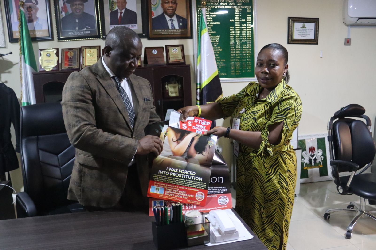 NAPTIP, DSS Deepen Synergy Against Human Trafficking in Bayelsa