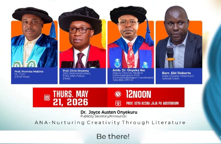 ANA Bayelsa to Inaugurate Federal University Otuoke Subchapter Thursday May 21