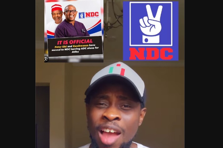 TrikyTee Declares Political Alignment with Peter Obi Amid Viral Claims of Party Switch to NDC