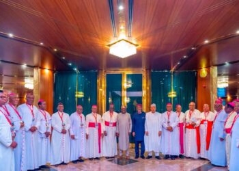 Tinubu Assures Catholic Bishops of Security Gains, Says Prosperity Is on the Horizon