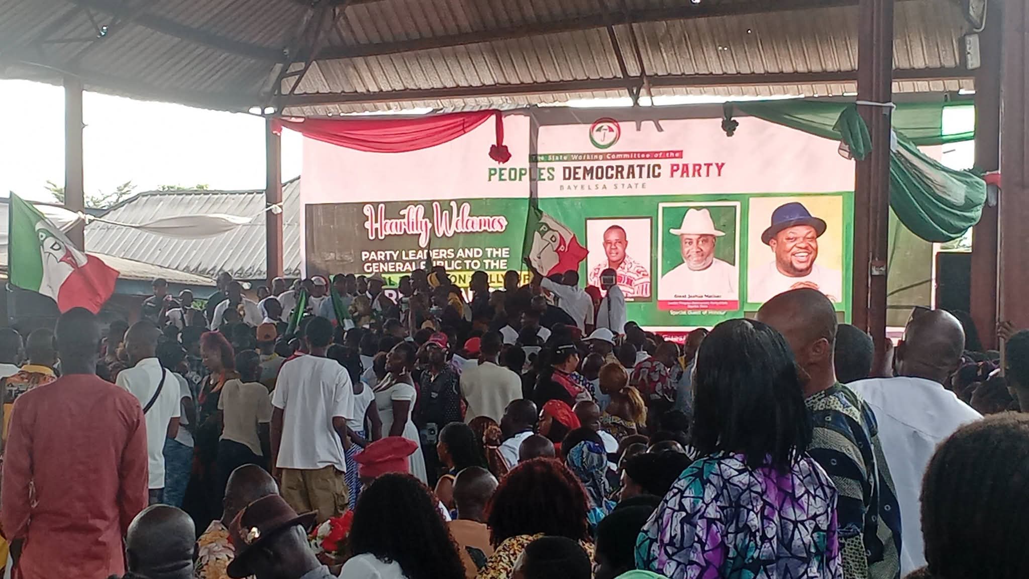 Turnah Promises N20m Palace Project, Criticises Bayelsa Government at PDP Rally in Elebele