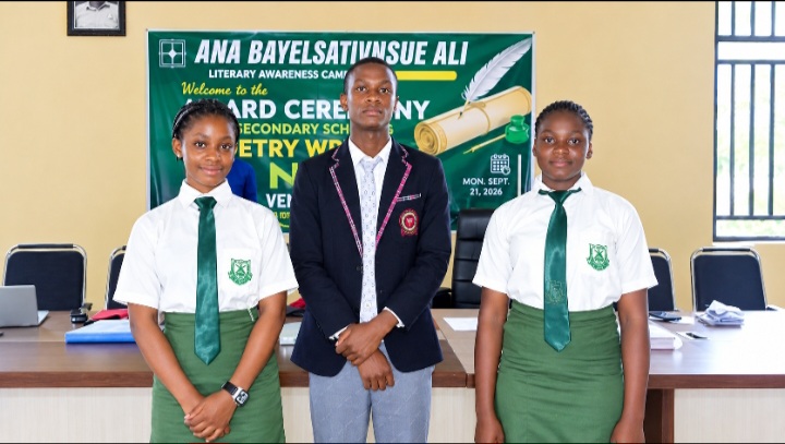 Blessing, Miracle, Favour Emerge Top Three In ANA Bayelsa Poetry Contest Blessing, Miracle, Favour Emerge Top Three In ANA Bayelsa Poetry Contest