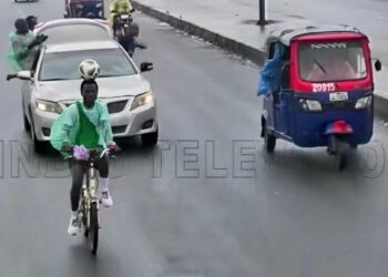 ‘Ball Boy’ Tonye Cycles 31.2km With Football On Head In Guinness World Record Bid