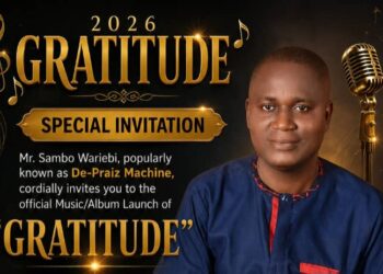 De-Praiz Machine Set To Launch ‘Gratitude’ Album In Yenagoa