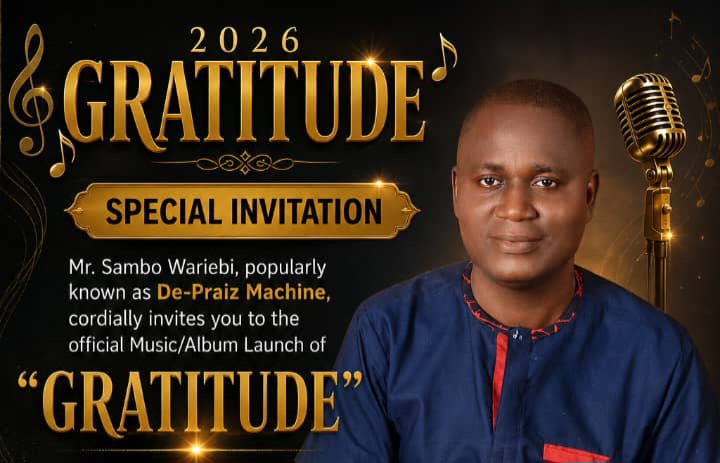 De-Praiz Machine Set To Launch ‘Gratitude’ Album In Yenagoa