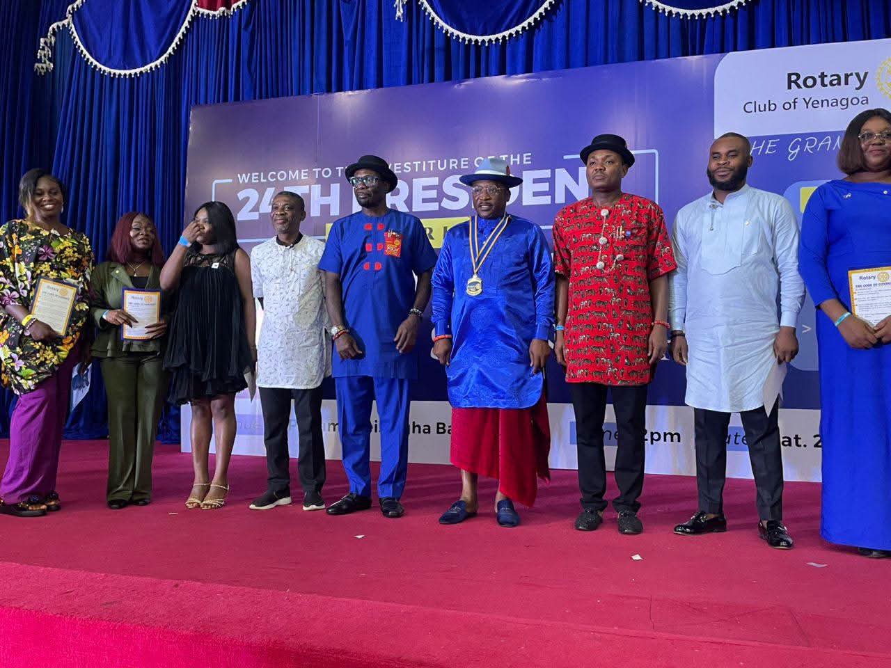 Rotary Club Of Yenagoa Unveils New Leadership, Inducts Dennis Anderson As 24th President
