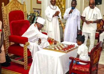 Oba Ewuare II Adopts Eight-Year-Old Chess Prodigy, Pledges Royal Care