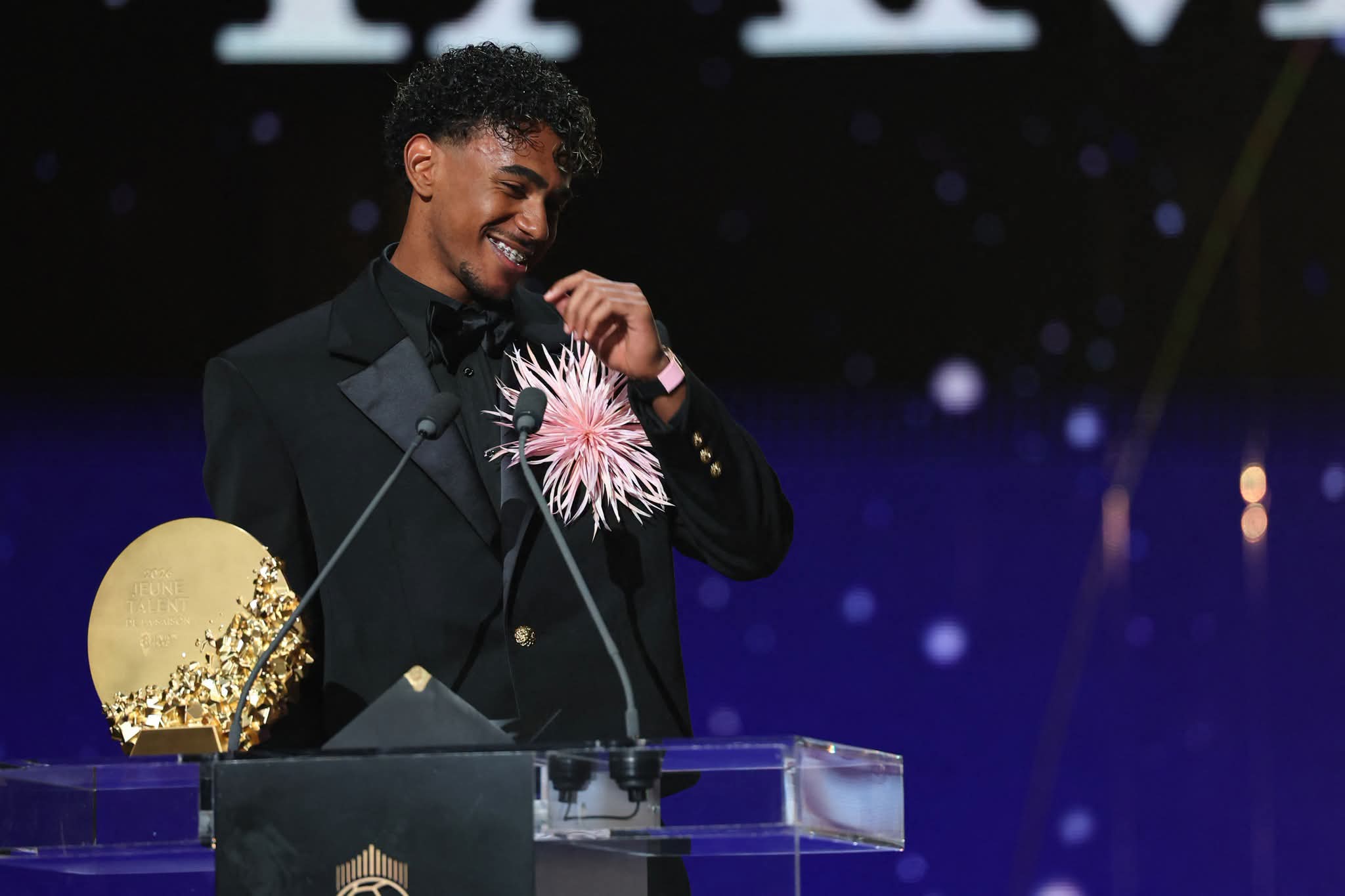 Lamine Yamal Wins Men’s Young Talent Award at 2026 Ballon d’Or Ceremony