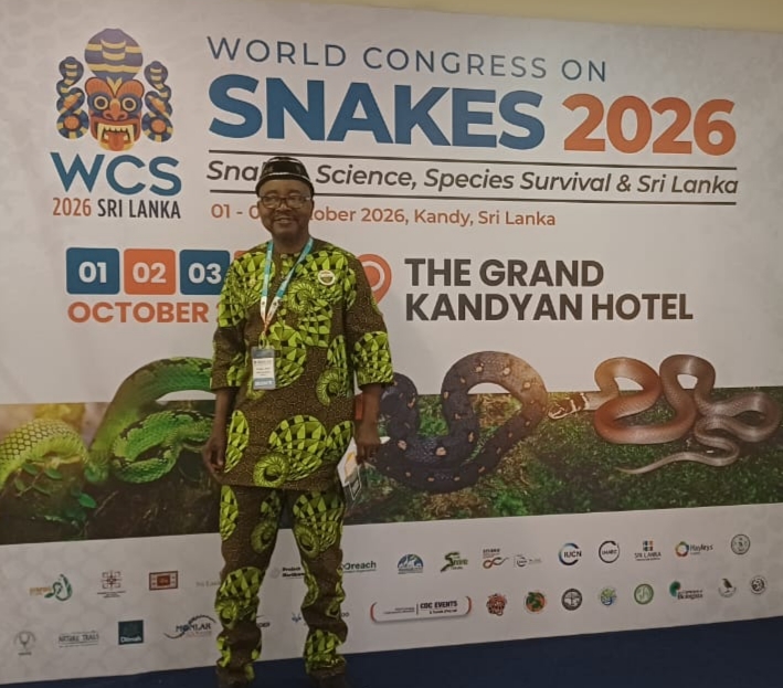 Kiyaramo Celebrates Eniang’s Global Conservation Role at World Snake Congress